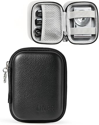 Digital Camera Case Compatible with Camkory/for Kodak Pixpro/for Lecran/for VAHOIALD/for Canon IXUS 285 HS Small Travel Cameras Storage Holder for Accessories SD Card