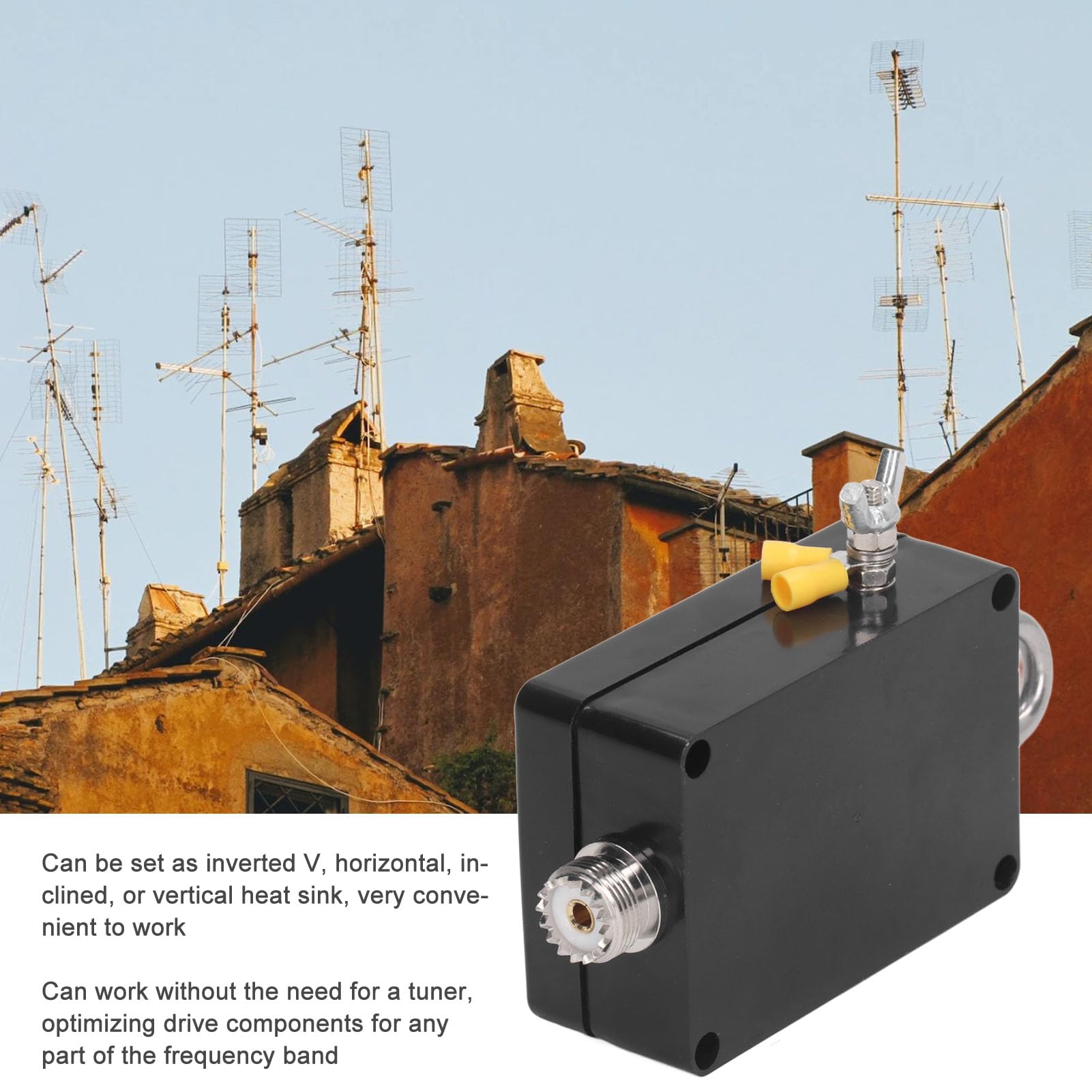 Balun 49:1 per Antenna a Onde Corte PEP 100 W BNC Femmina