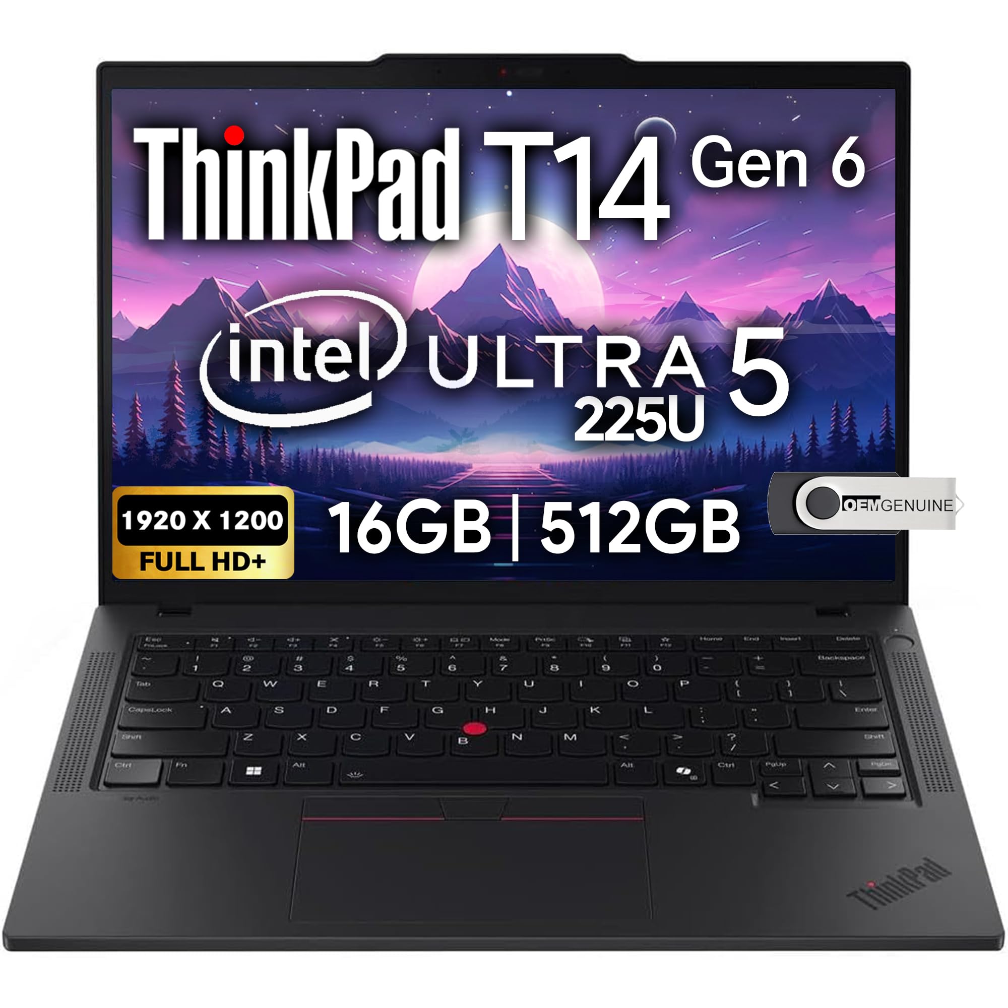 Amazon.com: Lenovo ThinkPad T14 G6 AI Business Laptop 14