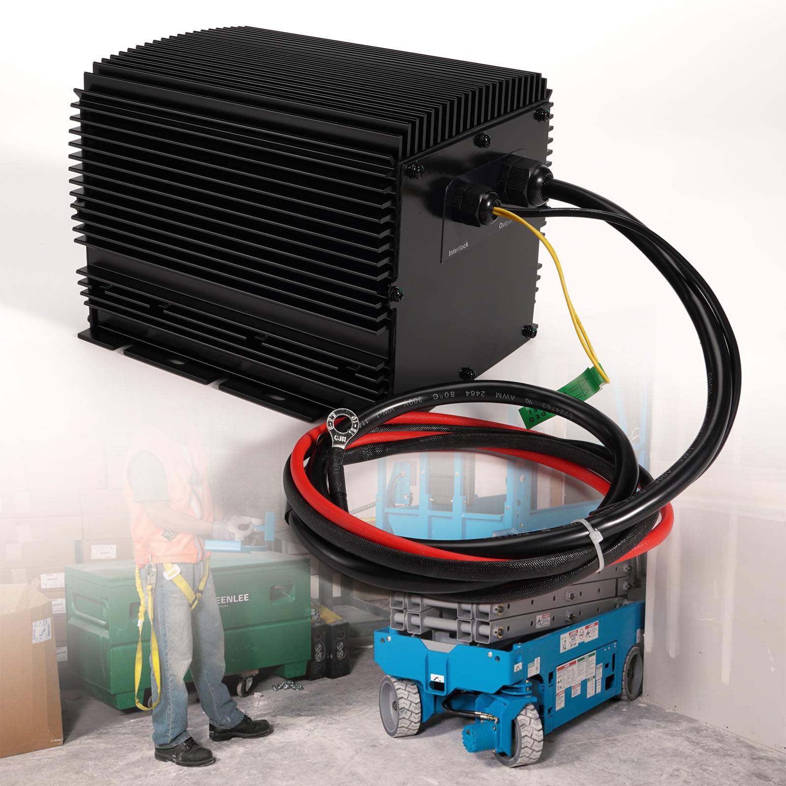 Amazon.com: Dilomber HB600-24B Scissor Lifts Charger 25 Amp 24