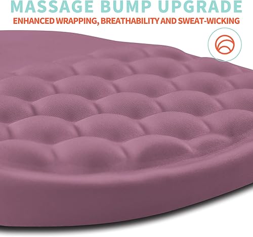 Miniatura 9 de Alfombrilla ergonómica para mouse con soporte de muñeca con espuma viscoelástica, almohadilla de masaje para aliviar el dolor del túnel carpiano,