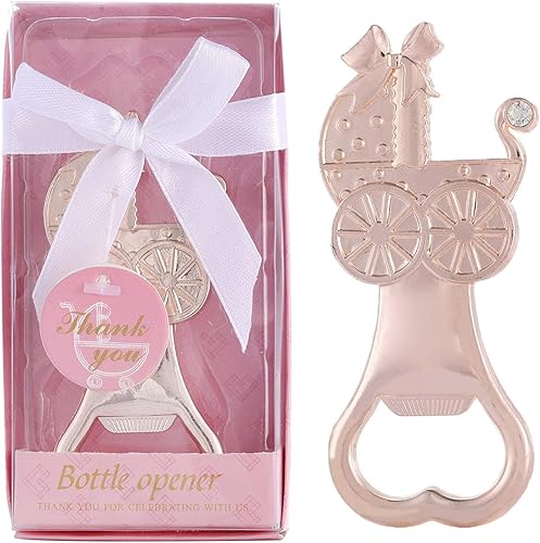 Vista 16 de Abridores de biberones para recuerdos de baby shower, paquete de 24 abridores de botellas, regalos de devolución de baby shower para invitados