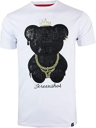 Mens Stylish Double Layer Patch Embroidery High Density Gel Premium Quality Tee