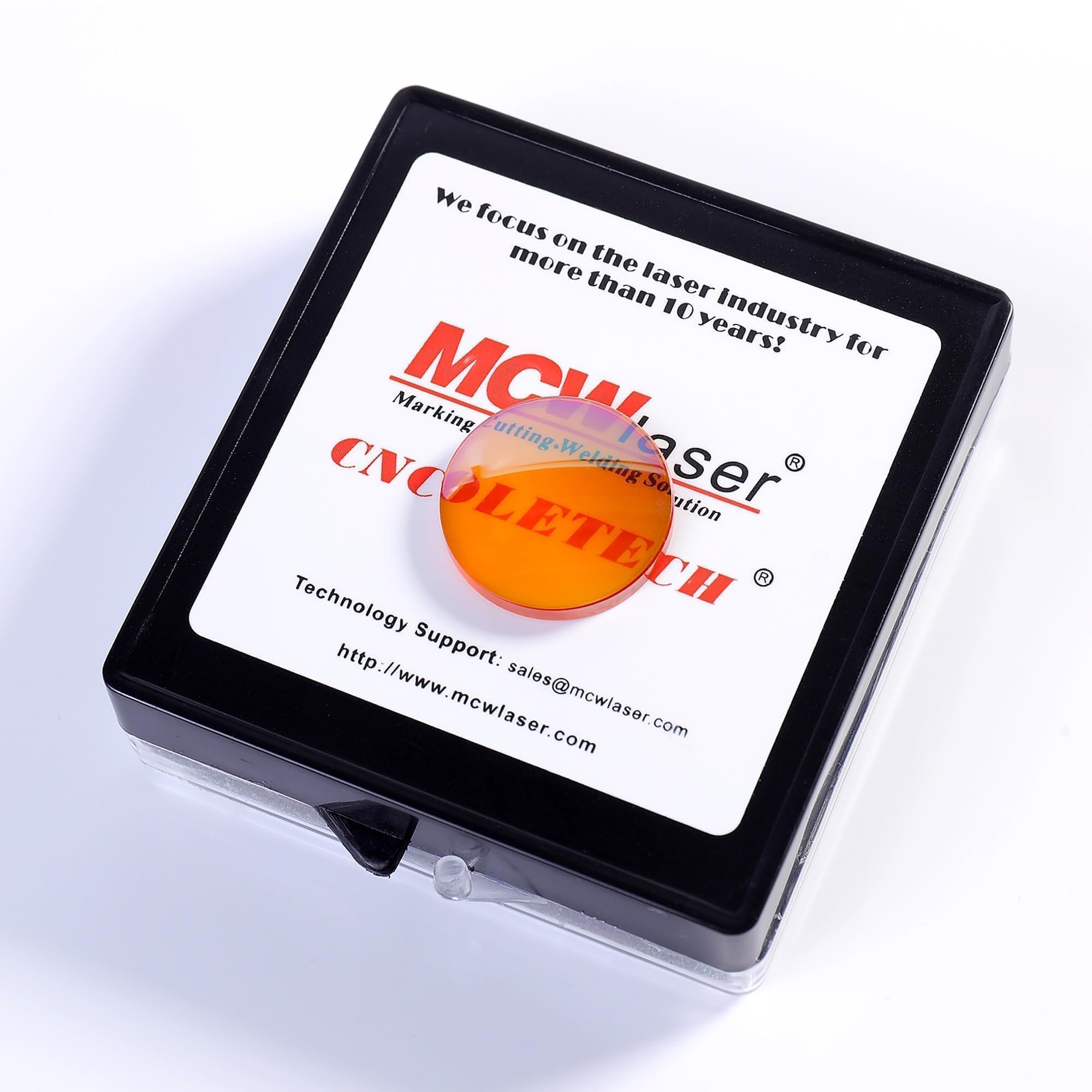MCWlaser Lentille Laser CO2 20mm FL: 2 pouces ou 50,8 mm PVD ZnSe CO2 Focus Lens pour graveur/découpeur Laser CO2 10600nm 10,6um 30W-100W