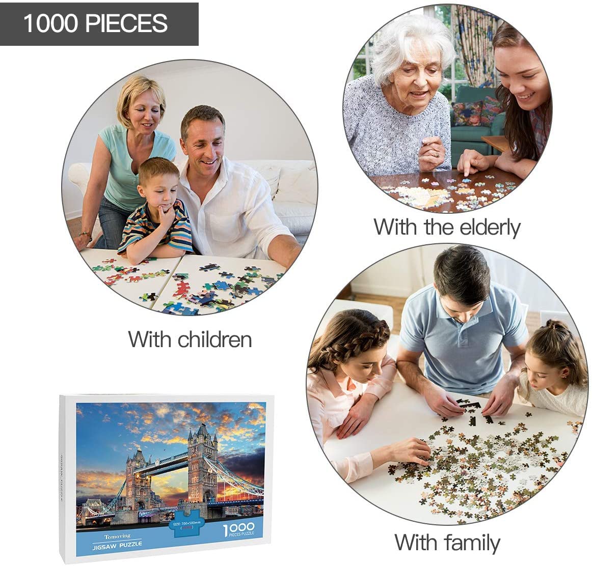 Puzzle dla dorosłych 1000 sztuk Lynx klasyczne puzzle codzienne łamigłówka łamigłówka dla dorosłych i dzieci intelektualne wyzwanie puzzle