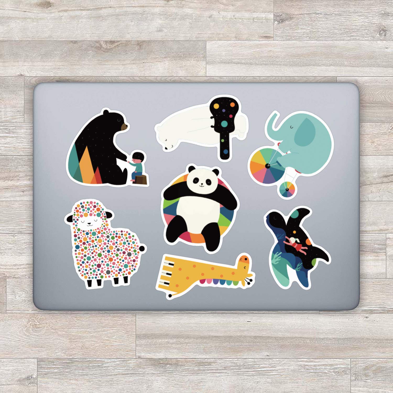 100 Pcs VSCO Stickers for Hydro Flask Stickers Waterproof Vinyl Panda