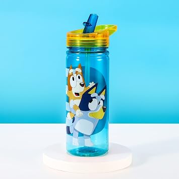 Zawadi Global Bluey 580ml Water Bottle for Kids School Drinks Bottle Made of Durable Ecozen Reusable BPA Free