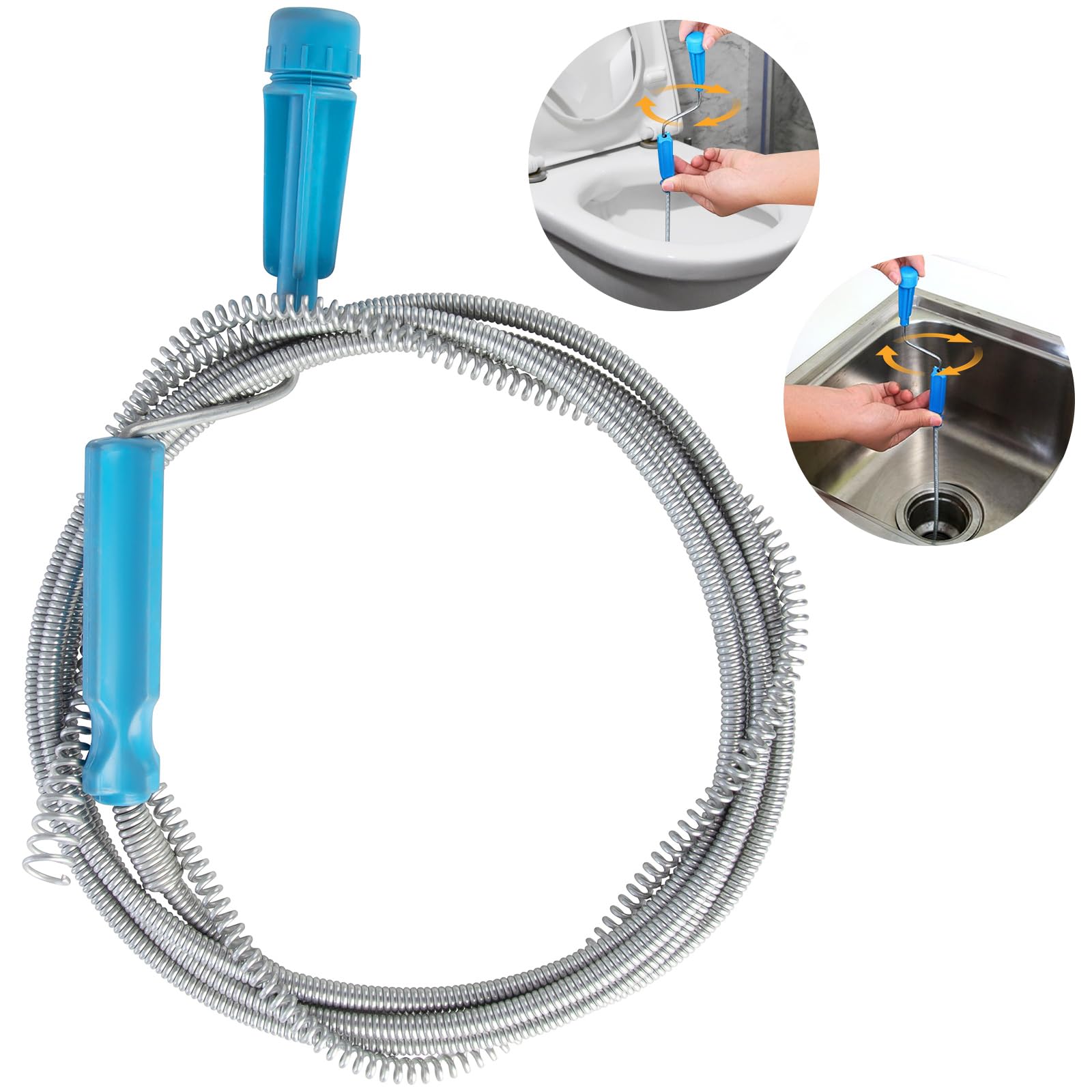 Spazzola Flessibile Per Pulizia Tubi Scarico - 45 Cm, Per Lavandini E Acquari - Foto 2