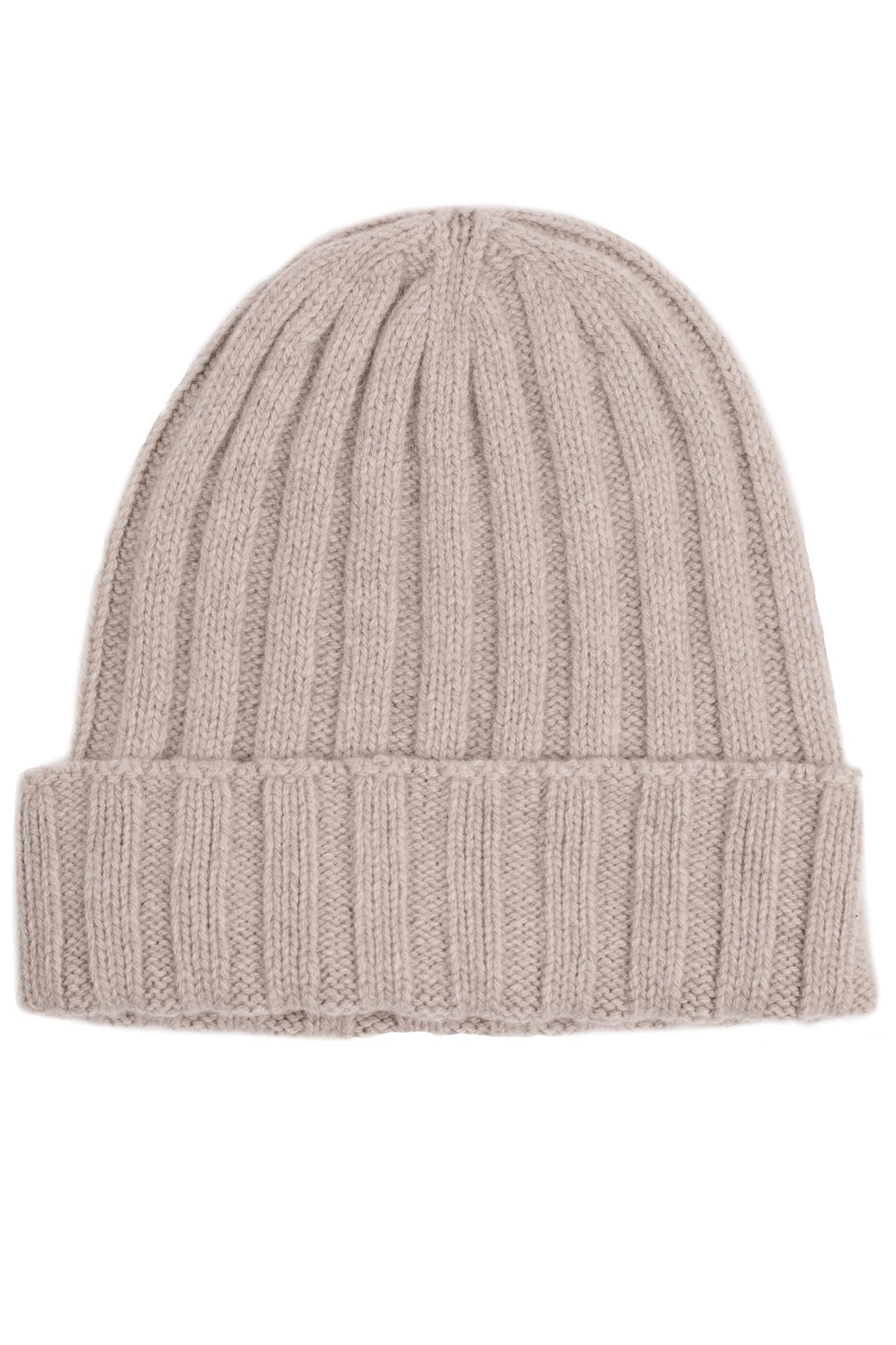 Bo.MA. Sombrero acanalado 100% puro de cachemira regenerado para hombre y mujer, gorro crudo, fabricado en Italia, gorro de invierno, gorro de cachemira, gorro de invierno, gorro de invierno, gorro