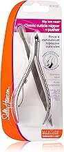 Sally Hansen Beauty Tools, Nip'em Neat-Cuticle Nipper, Pusher, Half Jaw, 1 count, Cuticle Cutter, Cuticle Nipper, Cuticle Clippers, Cuticle Trimmer, Precise Blade, Safely Trims