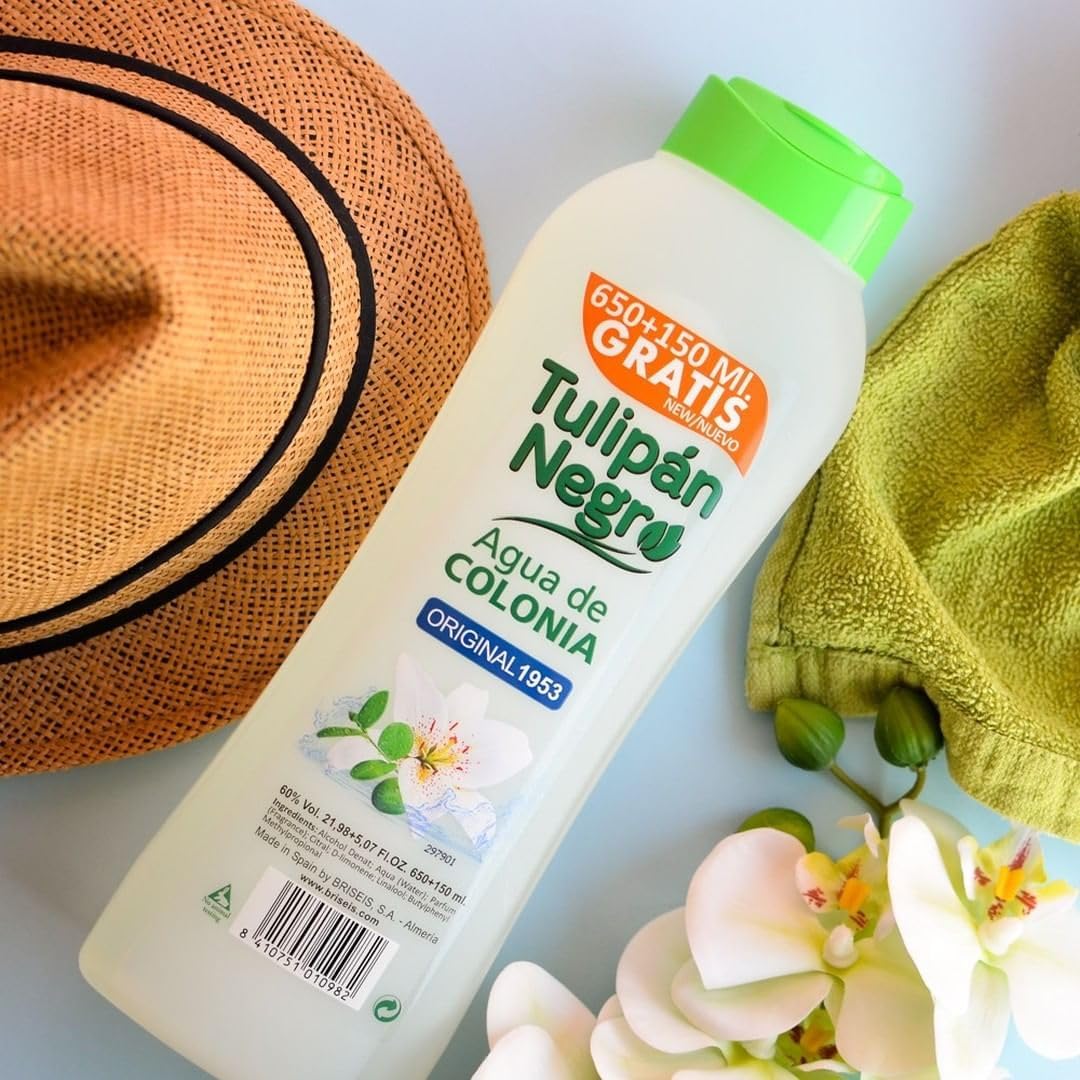 Agua de colonia Tulipán Negro 800ml por 3,01€ (en compra recurrente)