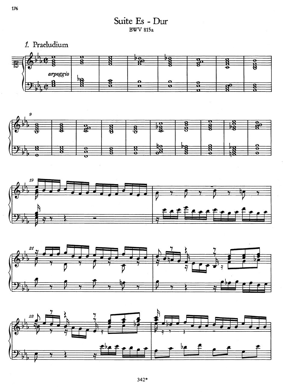 The Six French Suites BWV 812-817; Two Suites in A minor & E flat major BWV 818-819 (Piano)      Sheet music – August 2, 2000