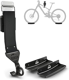 Borgen Fahrrad Wandhalterung - einstellbare Fahrradhalterung für die Wand - E-Bike, Rennrad, MTB, Rennrad kompatibel - gummierter Haken gegen Kratzer