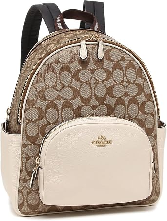 Coach 5671 IMDJ8 Womens Outlet Backpack Signature Beige White