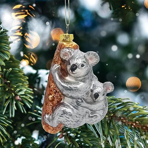 Miniatura 3 de Koala - Adorno navideño de cristal para bebés y padres