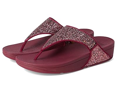 FitFlop Lulu Multi-Tonal Glitter Toe-Post Sandals Women