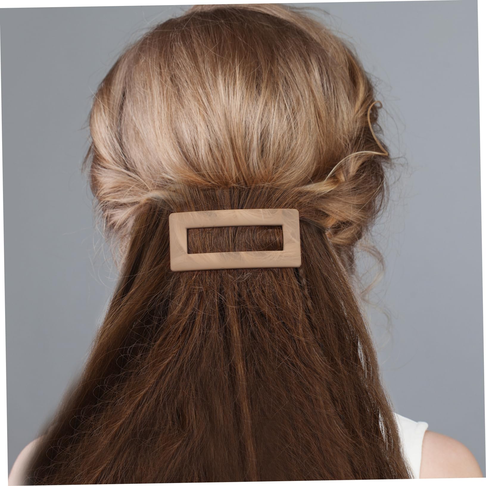 minkissy 18piezas Pinzas De Pelo Mate Para Mujeres De Clips Rectangulares y Ovalados Accesorios Prácticos Para Peinados Diarios y Ocasiones Especiales