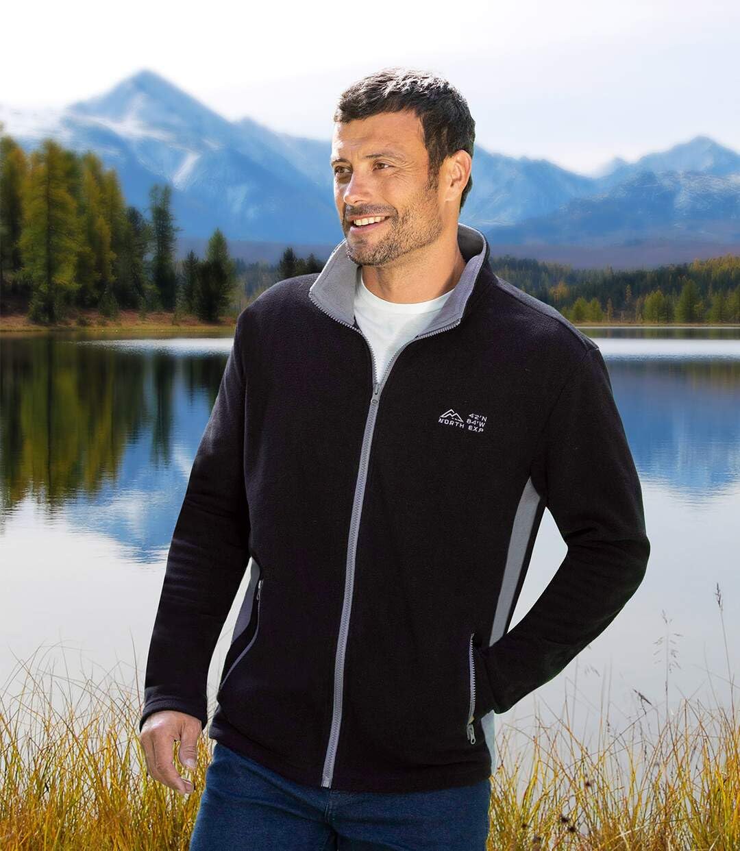 ATLAS FOR MEN - Lot de 2 Vestes Polaire - Disponible en Grandes Tailles du M au 5XL
