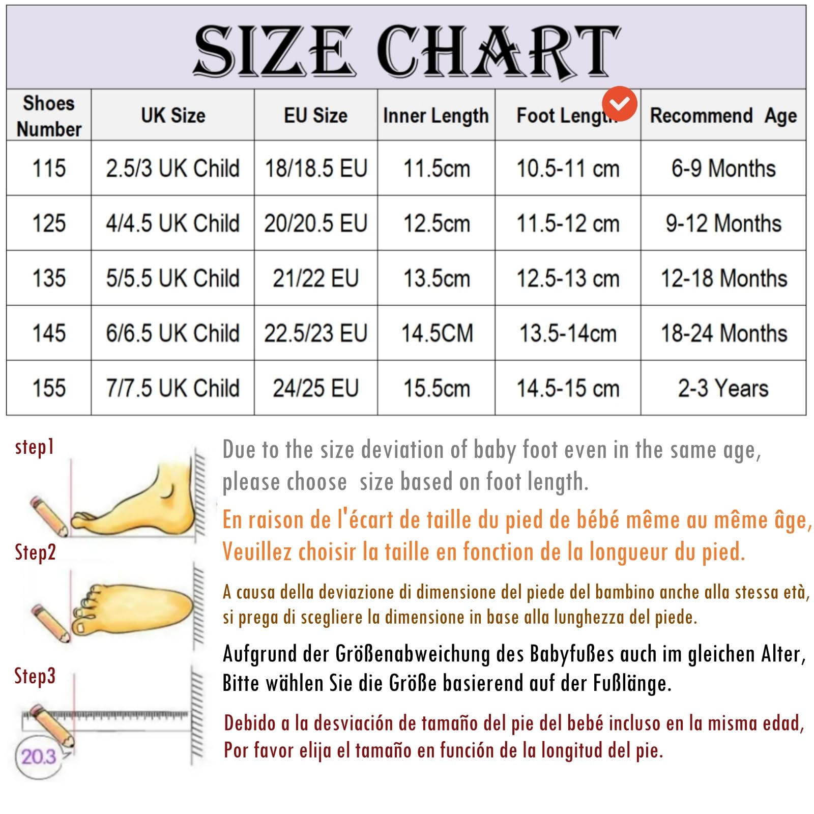 0-3 Anni Scarpe Neonato Neonata Scarpe Primi Passi Bimba Bimbo Scarpine Morbida Traspirante e Comfy