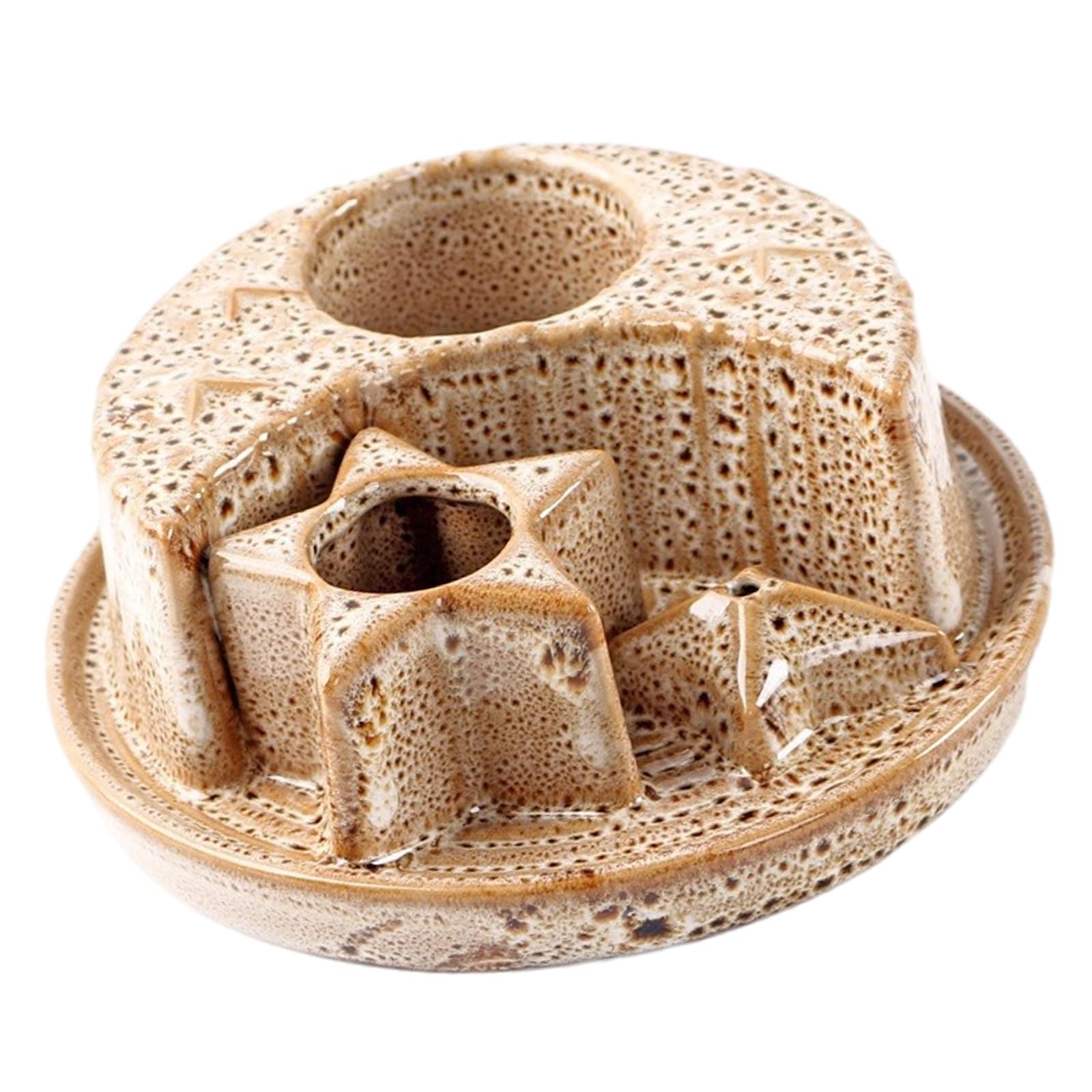 MALSSE and Star Ceramics Incenses Burners for Sages and Incenses Stick Holders Ashes Catchers for Meditations Space Ashes Catchers Tray