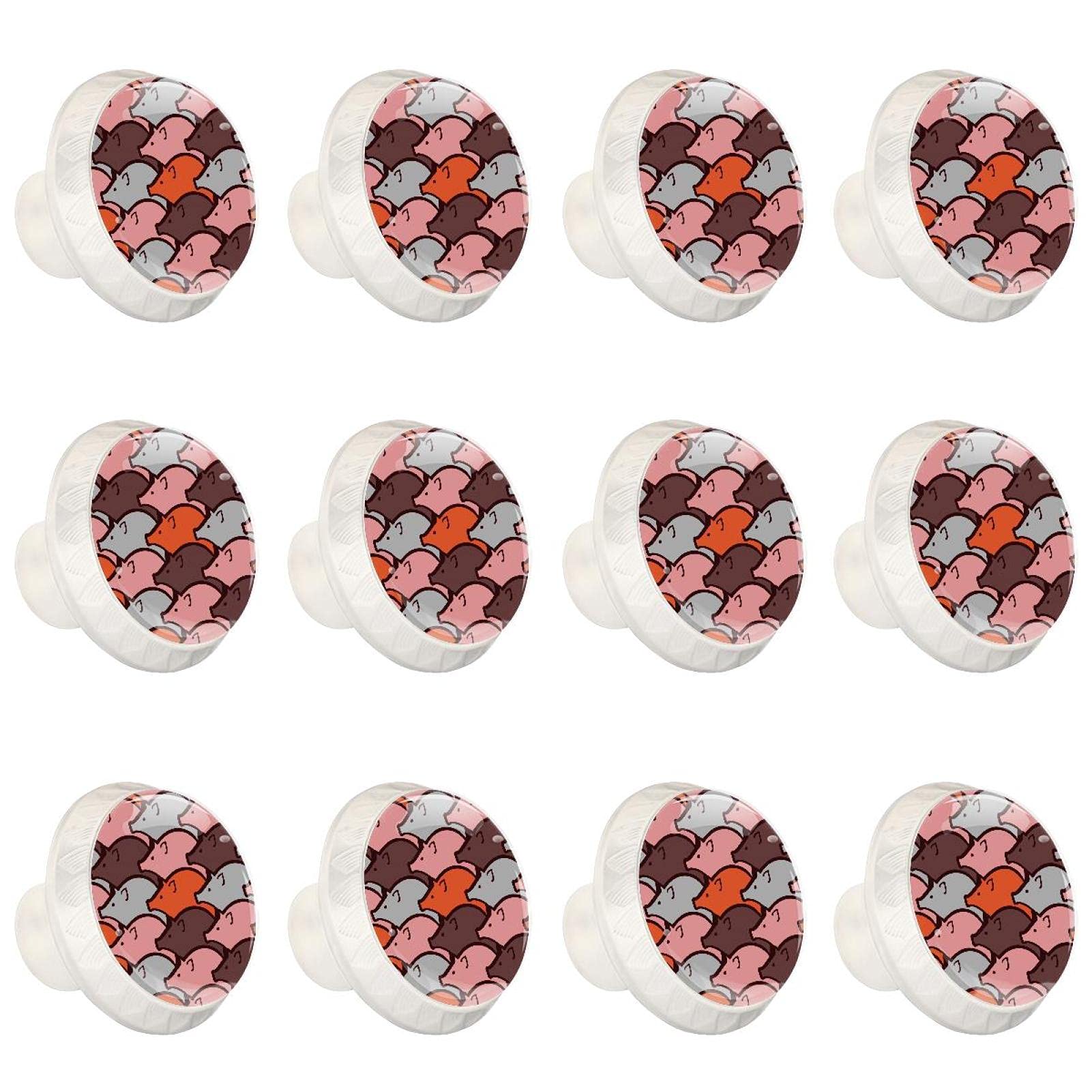 Boutons d'armoires de cuisine poignées tiroirs de placard commode cochon 12x