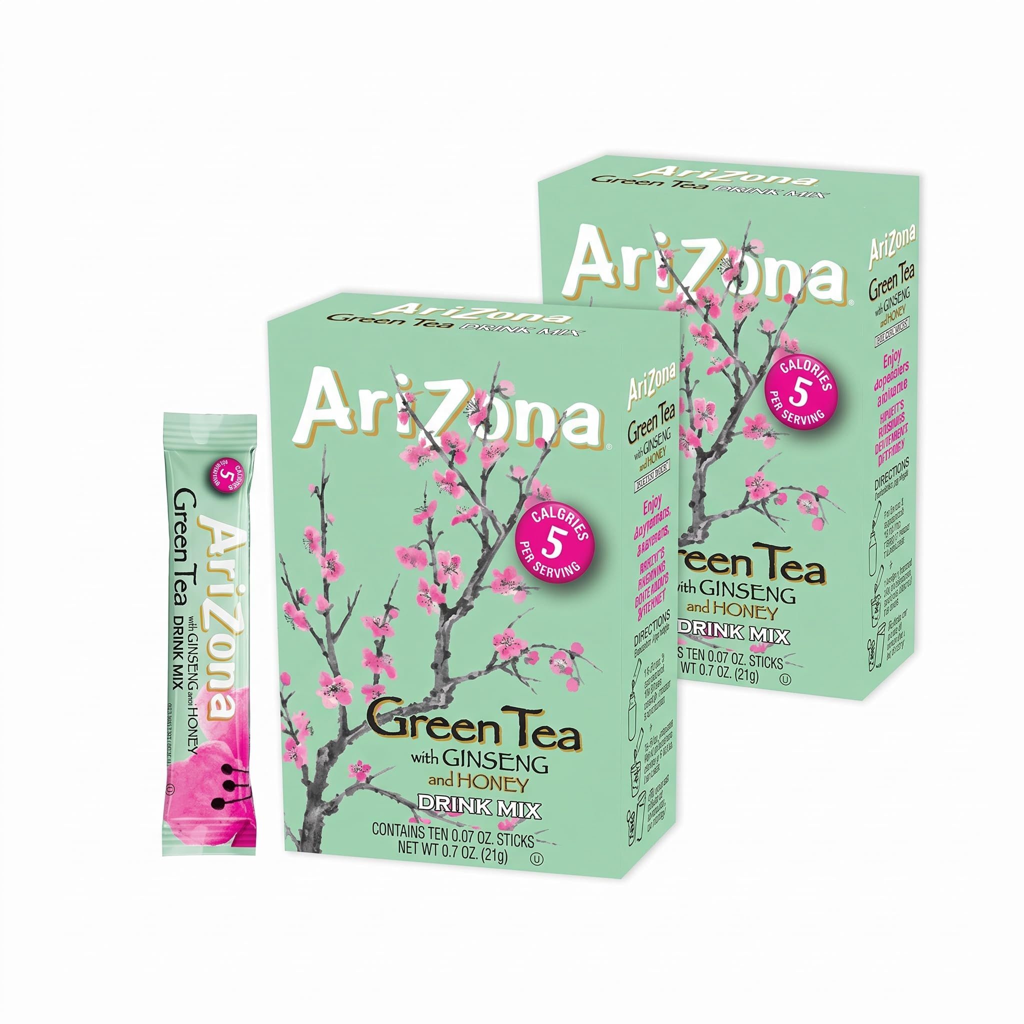 Amazon.com : AriZona Green Tea with Ginseng and Honey - On-the-Go