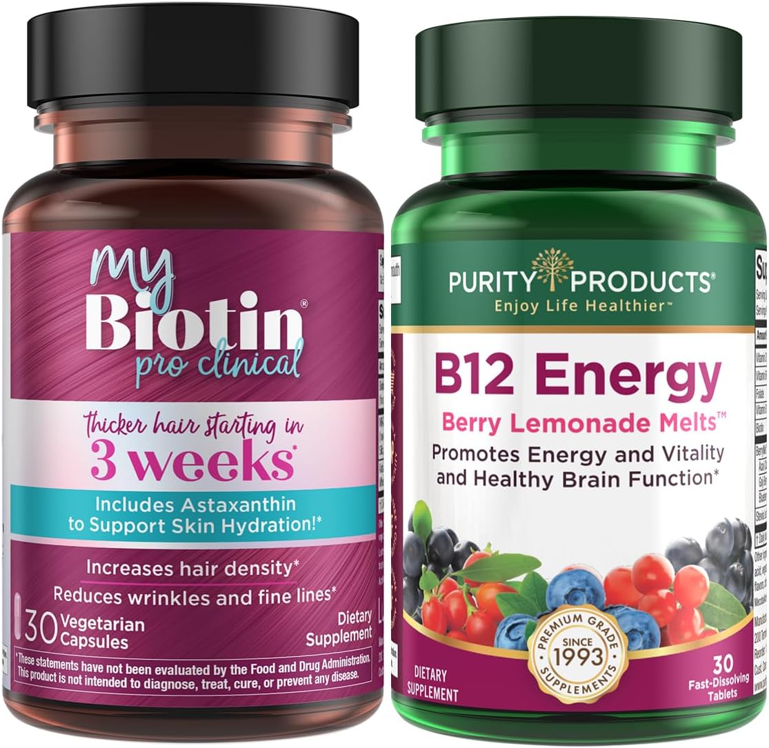 Purity Products MyBiotin ProClinical + B12 Energy Melt