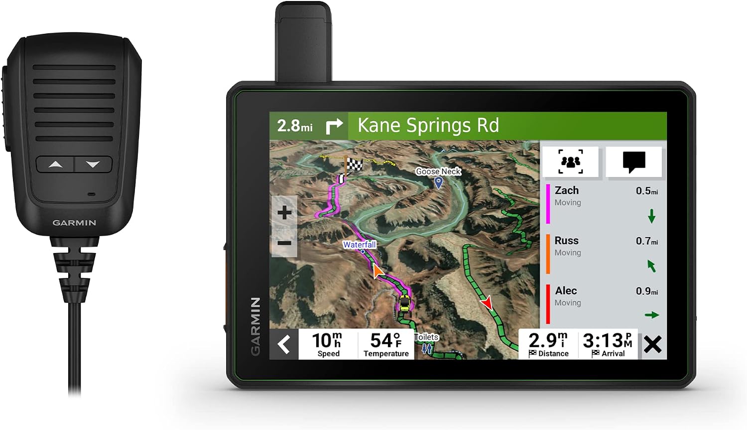 Garmin Tread SxS, GPS Navigator, Ulltrabright Display, Preloaded Topography,Group Ride Radio, inReach Technology