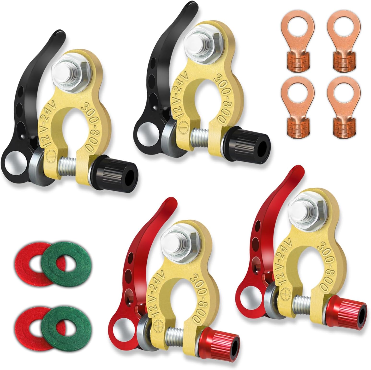 Flygun 2 PCS Automotive Power Quick Release Stakes