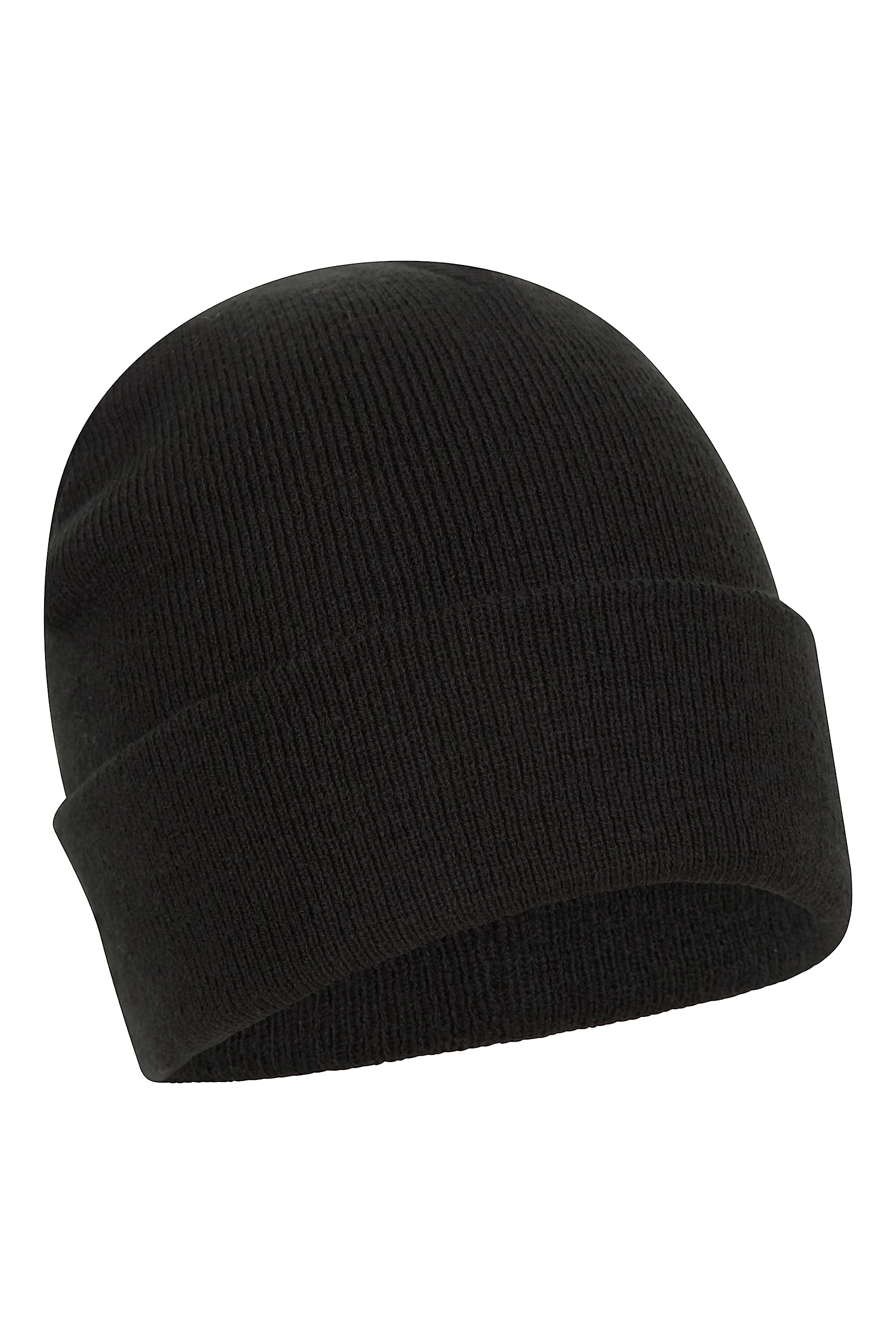 Mountain Warehouse Augustine Womens Beanie - Breathable, Warm & Cosy - Best for Autumn Winter, Outdoors, Hiking & Trekking Black