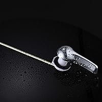 Vista 6 de Honoson 4 piezas de mango para tanque de inodoro, palanca empotrada de repuesto universal para la mayoría de inodoros de montaje frontal