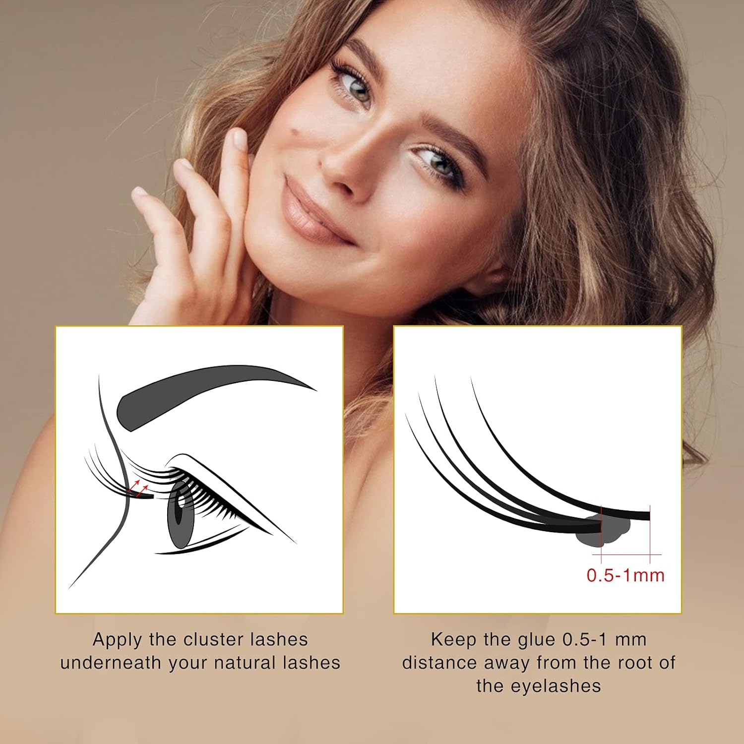 LASHVIEW DIY Individual Lash Glue,Sensitive Eyelash Extension Glue,Sensitive for Self Application,Cluster Lash Glue,Black Eyelash Glue Adhesive for Individual Cluster Lashes,No Fume,No Irritation10ML : Beauty & Personal Care