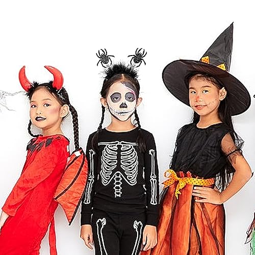 Miniatura 4 de Doneace Diadema de araña negra de Halloween, accesorio de disfraz de Halloween para mujer, diadema de plumas para fiesta de Halloween, accesorios de