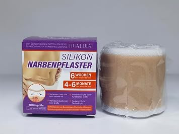 Silicone Scar Tape (1.6 x 60 - 1.5 m) Skin-Colored Waterproof Reusable