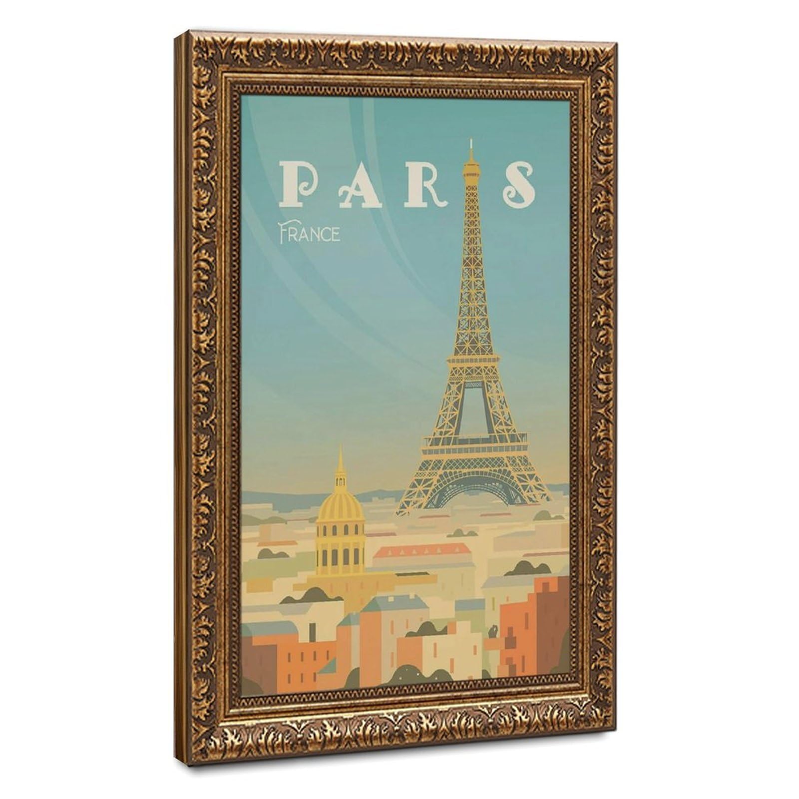 Eiffel Tower Paris Canvas Poster for Bedroom Decor Gift
