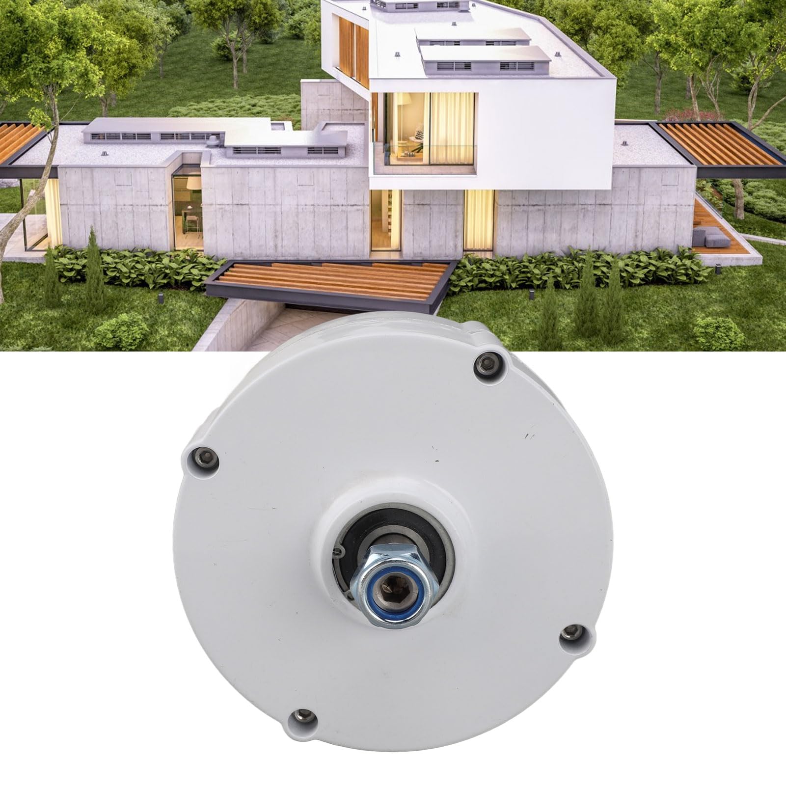Efficiente generatore a doppia onda da 48 V, costruzione durevole, design compatto per la generazione di energia da turbine eoliche (100 W)