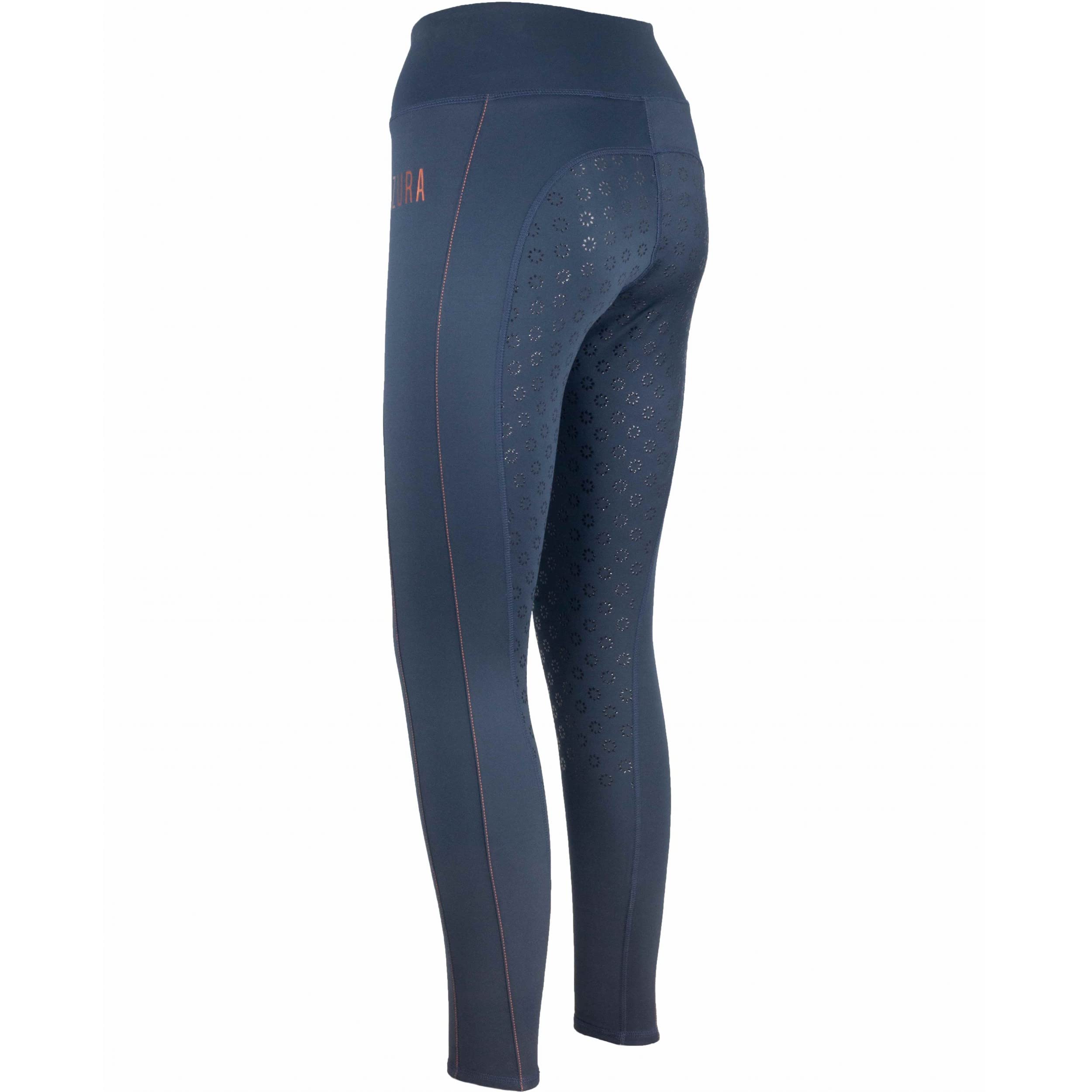 Lazura - Winter-Reitleggings für Damen & Kinder Lisa | Thermo-Leggings zum Reiten | mit Silikon-Vollbesatz & Handytasche | atmungsaktive Winter-Reithose | Reitbekleidung in vielen Farben & Größen