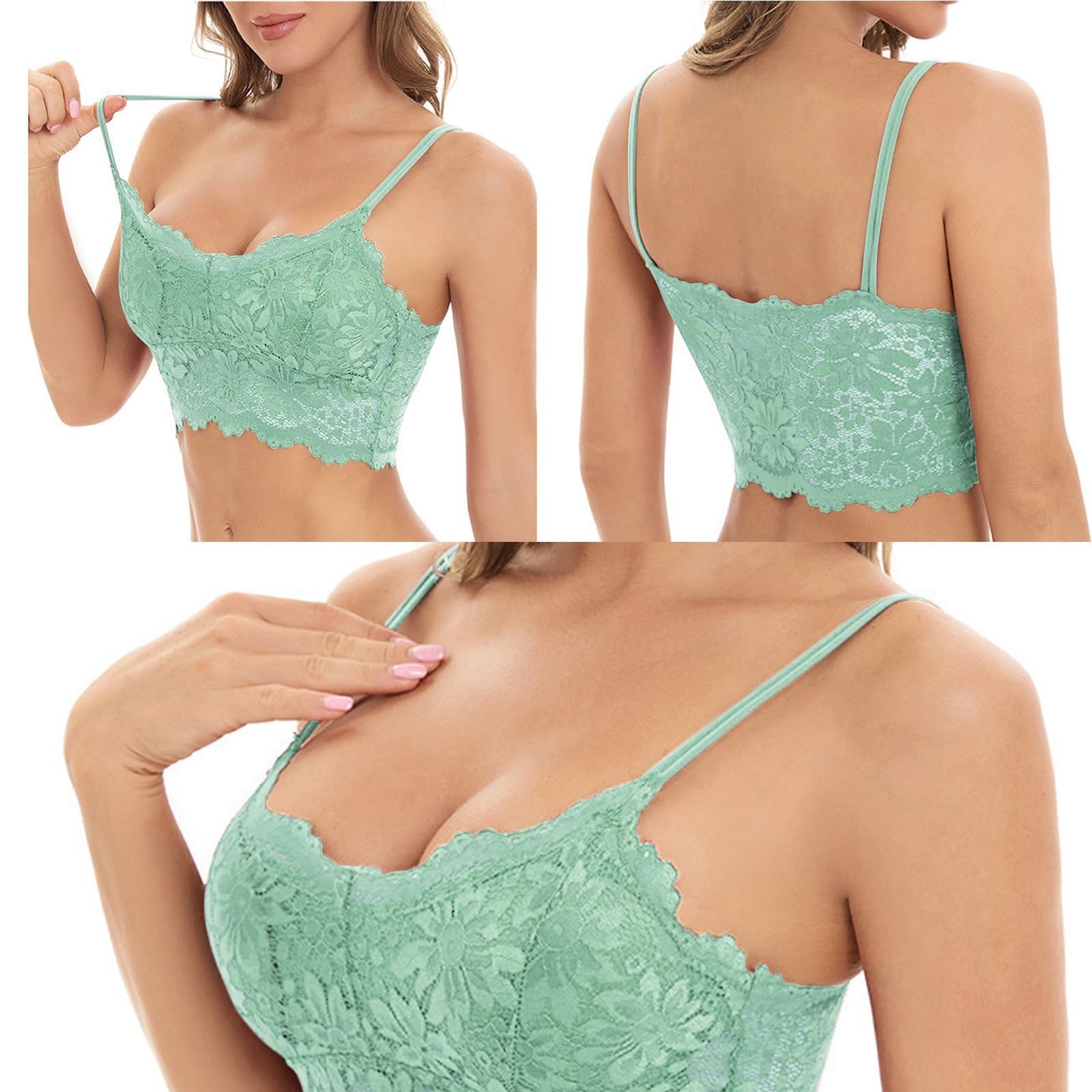 Soutien-Gorge sans Bretelles Extensible 1 pièce Soutien-Gorge Bandeau d'été Grande Taille Confort Fil Haut rembourré pour Soutien Gorge Armature, Soutien Gorge Confortable Maternité 12