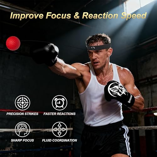 Miniatura 6 de Punching Bag for Adults, 70" Boxing Bag with Stand, Freestanding Heavy Bag with Boxing Gloves, Reflex Ball Set, Kickboxing Bag Training Equipment