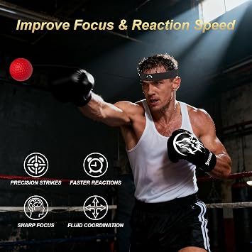 Punching Bag for Adults, 70 Boxing Bag with Stand, Freestanding Heavy Bag with Boxing Gloves, Reflex Ball Set, Kickboxing Bag Training Equipment for Muay Thai, MMA, Gym, Training, Fitness