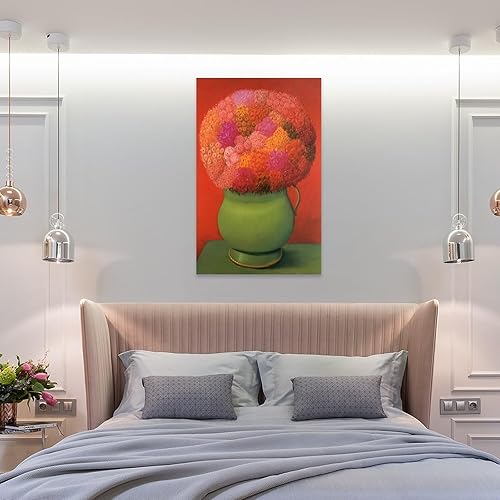Miniatura 8 de Yurzupre Póster de Fernando Botero con diseño de flores, naturaleza muerta, arte de pared de Fernando Botero, pinturas artísticas en lienzo,