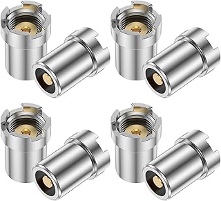 510 Threaded Magnetic Adapter, Threaded Ring Adapter, Thread Screw Magnetic Converter, Connectors 510 Adapter, 510 Threaded Metal Accessories, Metal Repair Accessories