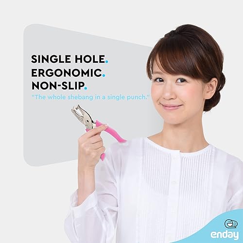 Miniatura 2 de Emraw - Perforadora de papel de un solo agujero para tarjetas de felicitación, álbumes de recortes, perforadora de papel, herramienta de mano,
