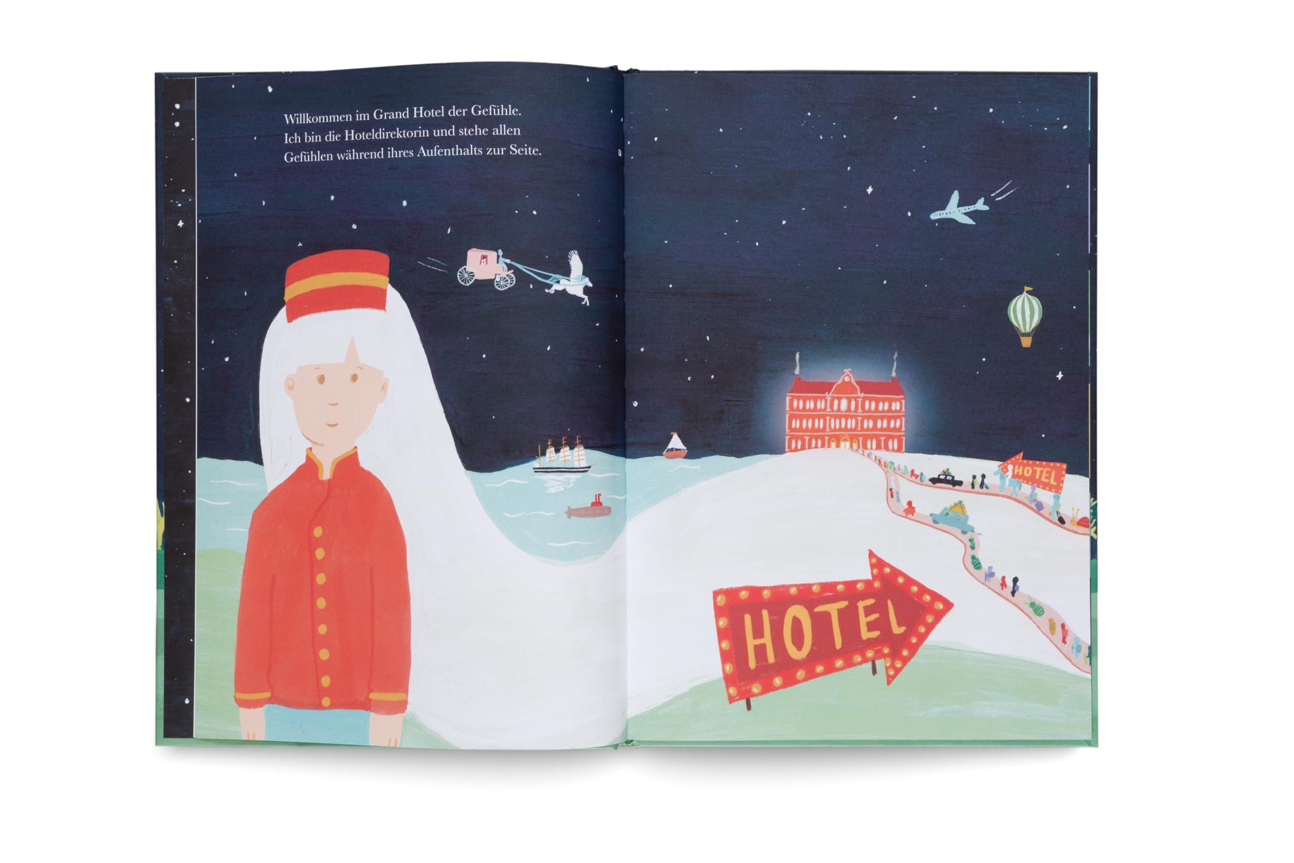 Das Grand Hotel der Gefühle. Wenn Liebe, Wut und Dankbarkeit bei uns einziehen: Gefühle beschreiben und benennen. Ein besonderes Kinderbuch ab 4 über Emotionen und Umgang mit Gefühlen