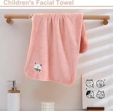 Children's Facial Towel, 5 Pcs Kids Face Towels Hand Towels(25 x 50 CM)