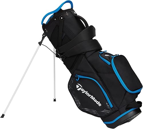 Vista 21 de TaylorMade Pro Stand Bag, Lightweight, Ideal for Carrying or Push Cart Blanco