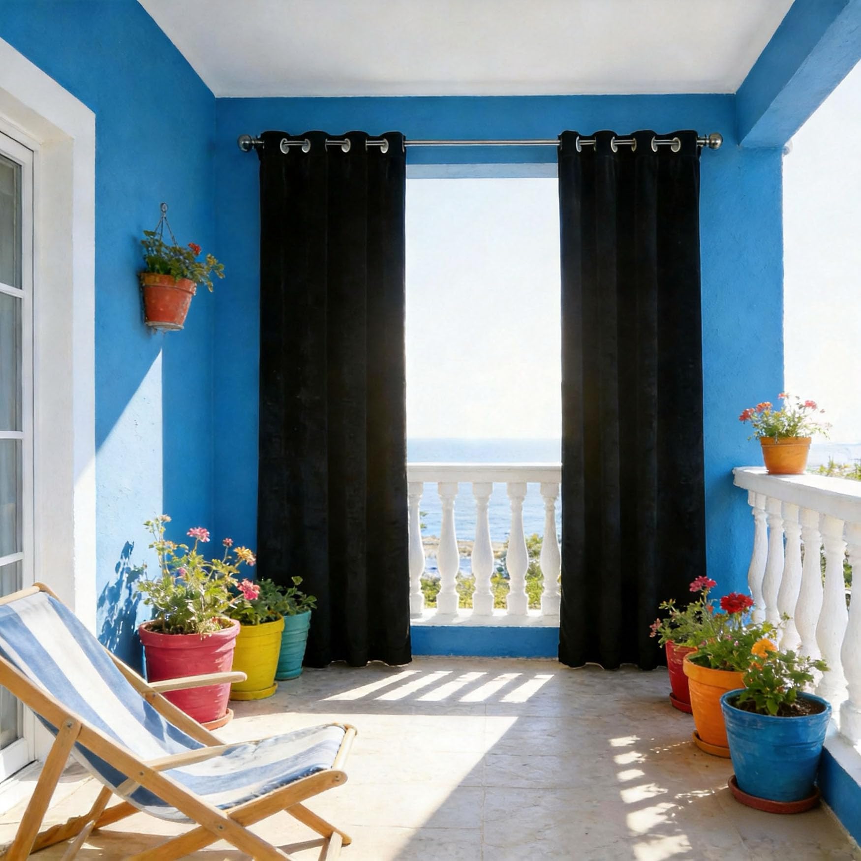 Rideau occultant isolation chaleur et protection UV pour un intérieur frais