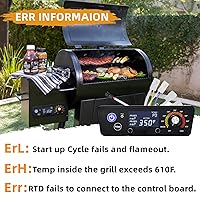 Vista 6 de Piezas de repuesto de controlador de termostato digital actualizado con pantalla LCD para parrillas de pellets Pit Boss Smokers Austin