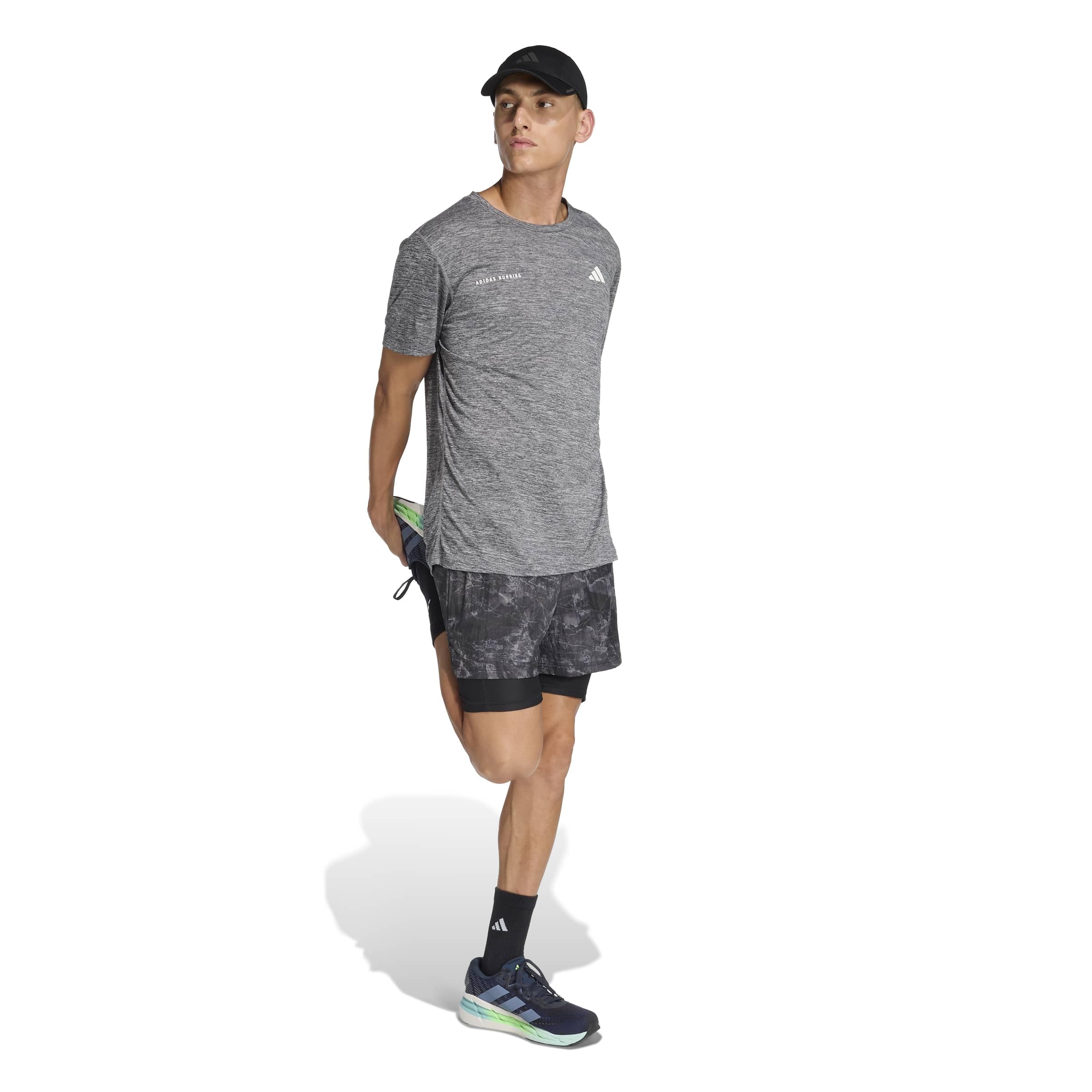 adidas Men's Own The Run Spray Dye 2-In-1 Shorts