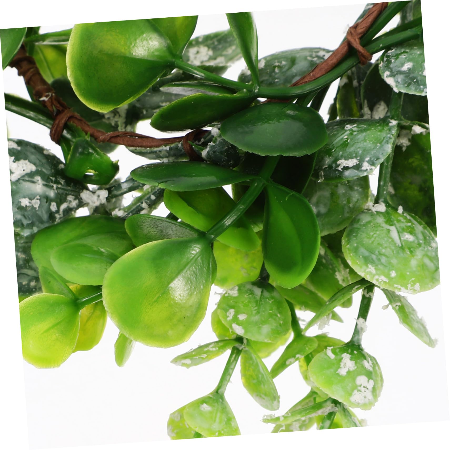 VICASKY 10 Stck. Teiliges Eukalyptus Kerzenring Künstliche Blätterkränze Dekorative Tischgirlande für Partys Hochzeit Weihnachten Langlebig und Naturgetreu Frühlingshafte Wohn und Festdeko